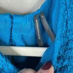 Anthropologie By Textured Pull-On Sleeveless Crewneck Ruched Mini Shift Dress Photo 3