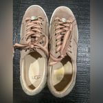 UGG Milo Leather Suede Low Top Fashion Sneaker Women's (Size 7) Orange Photo 7