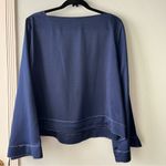 Prologue •Navy Bell Sleeve Top•Sz L/XL Photo 1