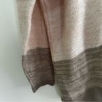 Avenue Pink and Brown Stripe Cowlneck Long Photo 6