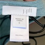 J. Jill Light Blue Women's Sweatshirt 100% cotton long sleeve 3/4 Photo 6