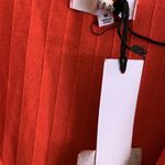 Nsr  Womend Red Ribbed Stretch Surplice Ruched Midi Cocktail Dress Size Medium Photo 2