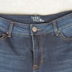 Time And Tru  Jeans Womens 10 Straight Dark Wash Mid-Rise Stretch Denim Blue Photo 2