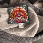 Johnny Was  Floral Wanders Bishop Sleeve Sweatshirt Gray Small Photo 6