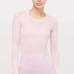 Lululemon Light Pink Swiftly Long Sleeve Top Photo 0