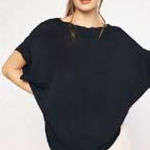 Michael Stars Dolman lagenlook art to wear boho artsy Sleeve Sweater size small Photo 0