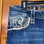 Rock Revival  ferry Blue Bootcut Jeans with Embellished Pockets mid rise size 30 Photo 4
