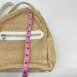 Wild Fable  Target 10.5" Mini Dome Woven Tweed and Faux Leather Backpack neutral Photo 7