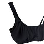 Michael Kors MICHAEL  Logo Chain Black Bikini Swimsuit Top Size Large Photo 3