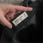 Abercrombie & Fitch The 90s Straight Ultra High Rise leather Pants size 26/2 Photo 2