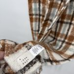 A New Day Multicolor Fuzzy Plaid Fringe Long Scarf Winter Polyester Photo 4