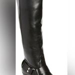AZALEA Wang Lincolnpark Western Boot 7.5 Knee High Moto Black Photo 0