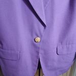 Lynn Greene for Richard Neal Women's Blazer Size 12 Purple Lined. Photo 2