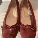 Ecco  Burgundy Suede Footwear Photo 0