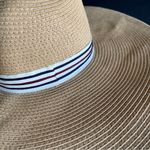 EXPRESS | Tan Floppy Straw Hat Photo 1