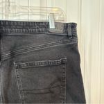 American Eagle  Highest Rise Boyfriend Black Denim Shorts Size 18‎ Photo 4