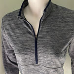 Nike  Dri-Fit Golf Navy Blue Heathered Quarterzip Athletic Pullover Women Small Photo 3