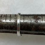 Silver Color Ring, Diamond Shaped Center CZ Set. Photo 1