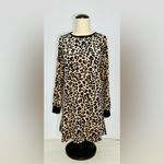 Kate Spade New York Brushed Jersey Animal Print Long Sleep Shirt sz Medium Photo 2