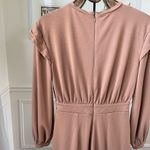 EXPRESS Cap Sleeve Lounge Jumpsuit Tan S Photo 3