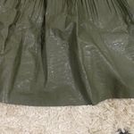 Anthropologie Ellene Faux Leather Pleated Skirt Photo 4