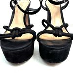 Schutz  Black Picca Sandal Heels Shoes Size 8.5 Photo 2