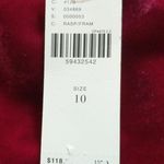 Anthropologie New With Tags Burgundy Velvet Skirt Womens Size 10 Photo 6