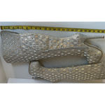 Shiekh Silver Rhinestone Over Knee High Heel Boots Women’s Size 9 Glam Party Photo 5