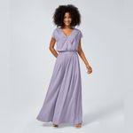 Halara NEW  V Neck Short Sleeve Side Pocket Wide Leg Flowy Waffle Casual Jumpsuit Photo 7