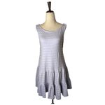 Anthropologie  Dress Women Small Purple Lilac‎ Flounced Open Back Mini Dress Boho Photo 1