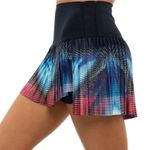 Lucky In Love Novelty Spotlight High Rise Pleated Tennis Skirt Skort Blue Pink M Size M Photo 0
