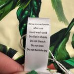 ANDIE NWT Waikiki Swim Cover Dress XS Ivory Palm Leaf Print Beachwear Vacation Photo 7