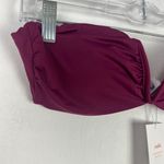 ANDIE NWT Swim The Scala Top Flat in Plum Purple Size Medium M NEW Photo 2