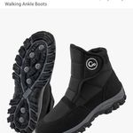 Women Winter Hiking Boots: Waterproof Fur Lined Anti Slip Outdoor Boots Black Size 11 Photo 2