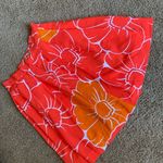 Hutch - Anthropologie  Orange Floral Mini Skirt Size 0‎ Coral White Photo 1