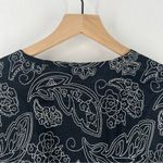 Charter Club Charter‎ Club Woman Floral Embroidered Lightweight Cotton V Neck Babydoll Top Photo 10
