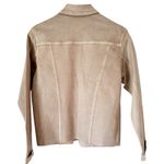 L'Agence NWD L’agence Janelle Slim Raw Jacket Biscuit Coated Women’s Size Large Photo 4