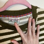 Scotch & Soda  Olive and White Striped Sweater Photo 4