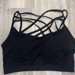 Zenana  L/XL Black cage style bralette w/removable pads  #activewear Photo 0