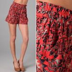 Dolce Vita Red Macie Aztec Printed Soft Shorts Elastic Waist M Size M Photo 1