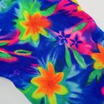 Kathy Ireland Vintage 80s Crinkle Neon Tie Dye One Piece Swimsuit Photo 10