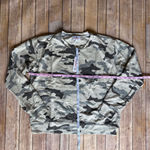 Sundry Anthropologie  Gray Camo Sweatshirt NWT XS Photo 3