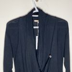 LA Made one button black draping cardigan size XS Photo 2
