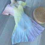 Catherine Paiz Leelanau Ombre‎ Stadium dress Pink Size XS Photo 0