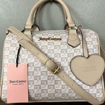 Juicy Couture  Geo Sandstone Logo Satchel Purse Top Handle Crossbody NWT Photo 0