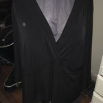 Lane Bryant 22/24 V-neck empire waist flowy blouse Photo 0