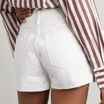 frame denim FRAME Le Grand Garcon Shorts in Blanc Photo 2