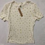 SKIMS Marigold Ribbed T-Shirt S Photo 2