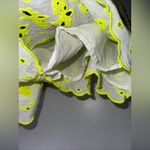 Lilly Pulitzer  Bay Breeze Pineapple Eyelet Shorts Resort White Loro Green Neon Photo 3