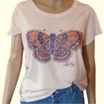 Lucky Brand  Size XXL Women's Butterfly Graphic T-Shirt, Marshmallow. New Photo 1